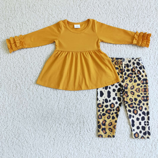 Fall Outfits Orange Leopard Girls Outfits
