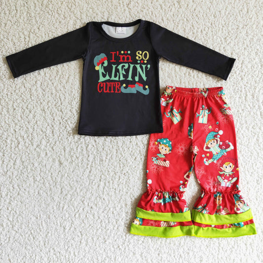 Christmas Suit Gift Girls Set