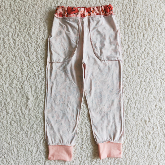 HALLOWEEN NEW LEOPARD PUMPKIN LEGGING GIRL'S PANTS