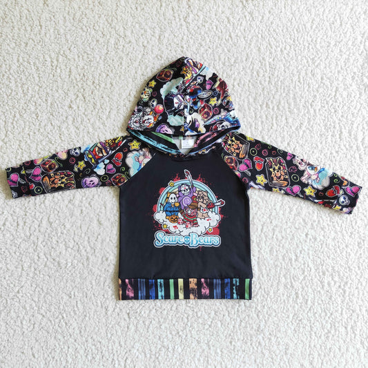 Black Cute Bears hooded