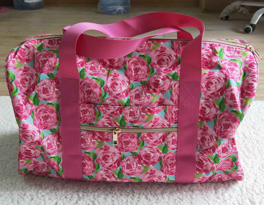 FLOWER DUFFLE BACK