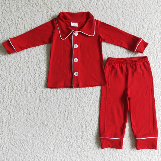 Christmas Red Boy Pajamas