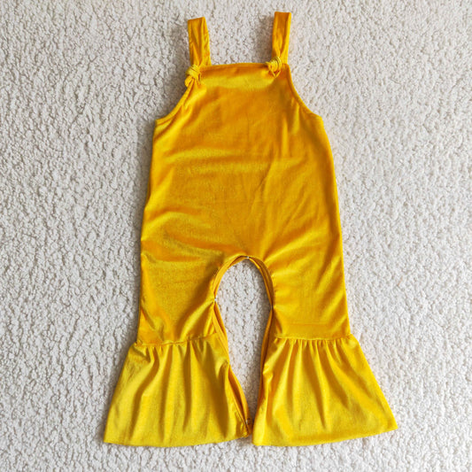 Gold Velvet Jumpsuit