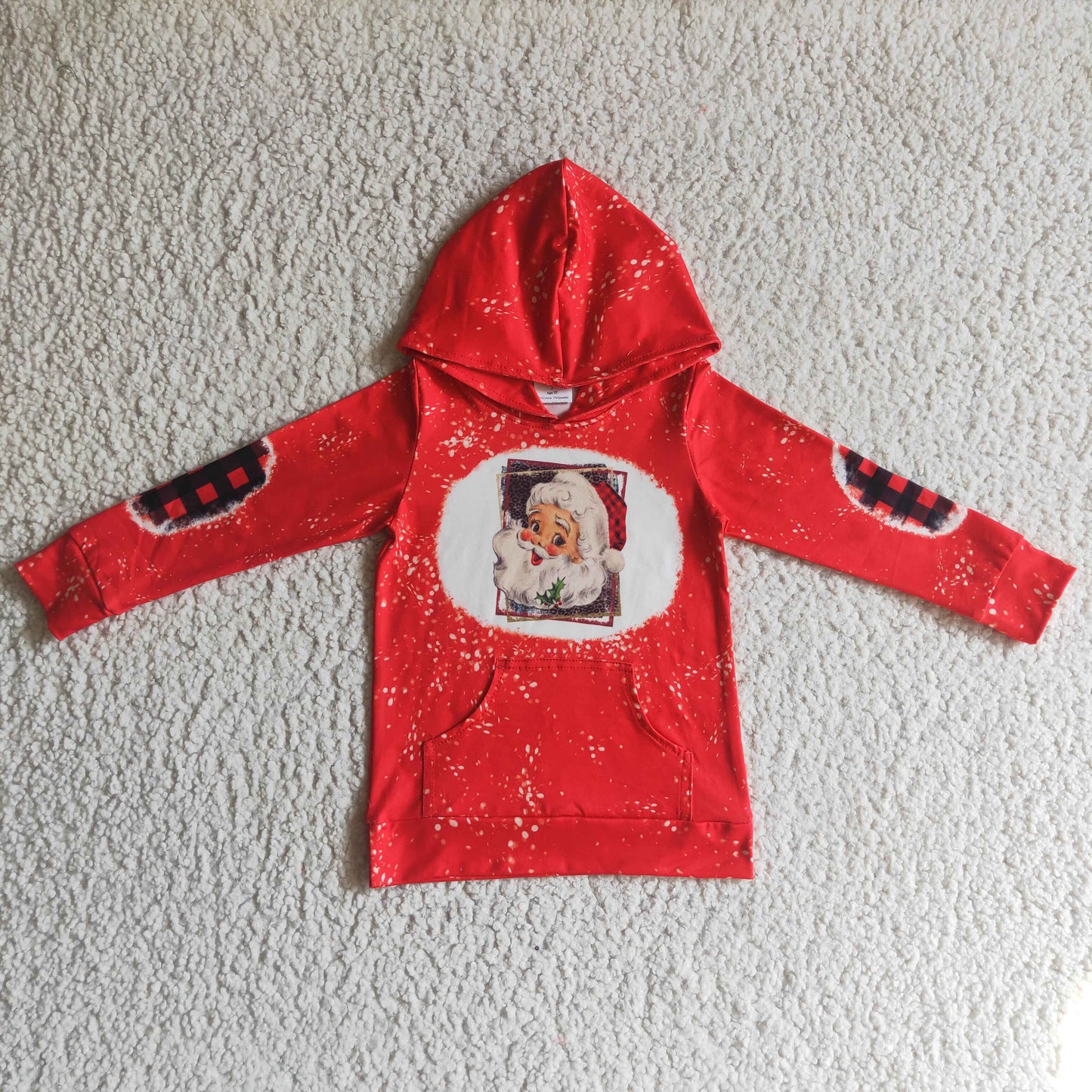 Christmas Red Santa hooded