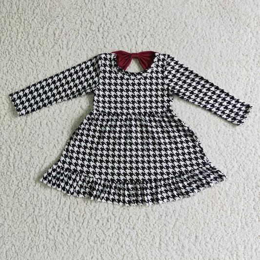 Black And White Plaid Dress