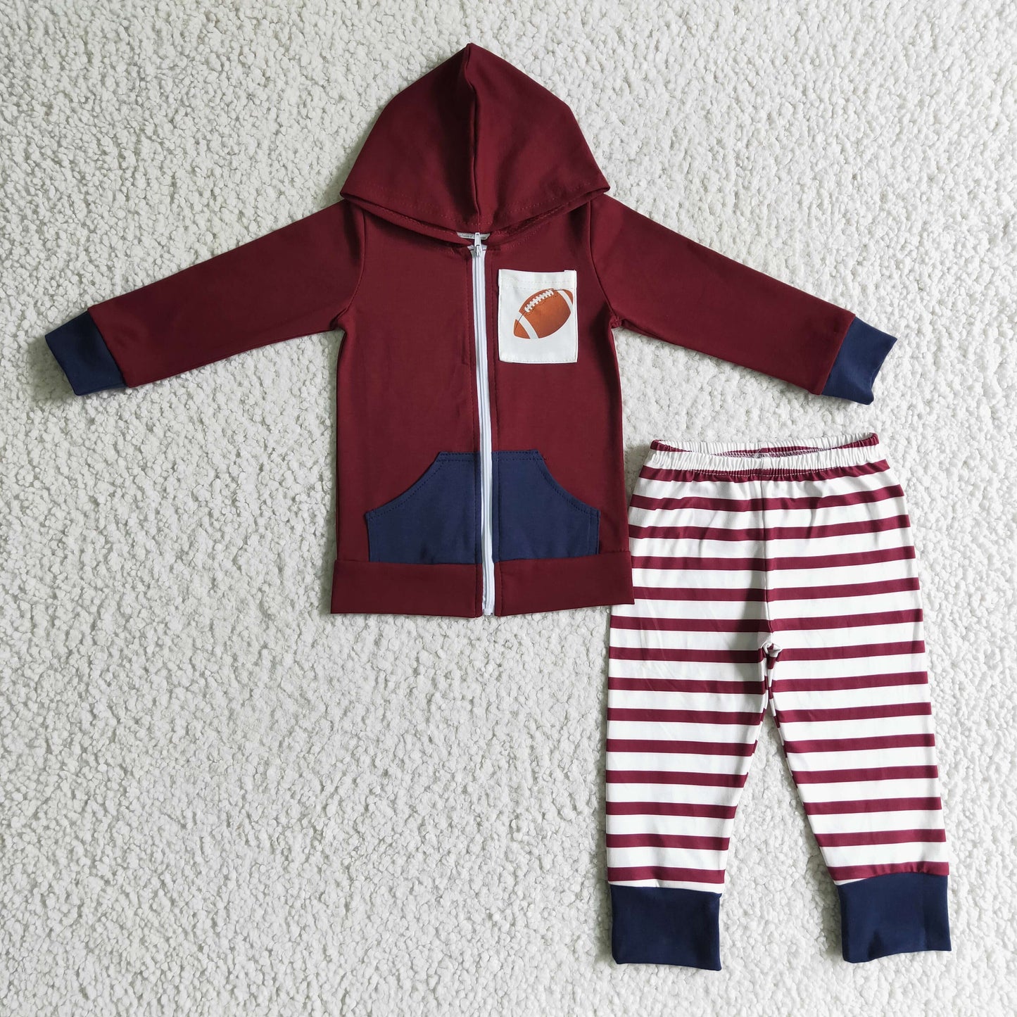 Baseball Stripe Jogger Outfit