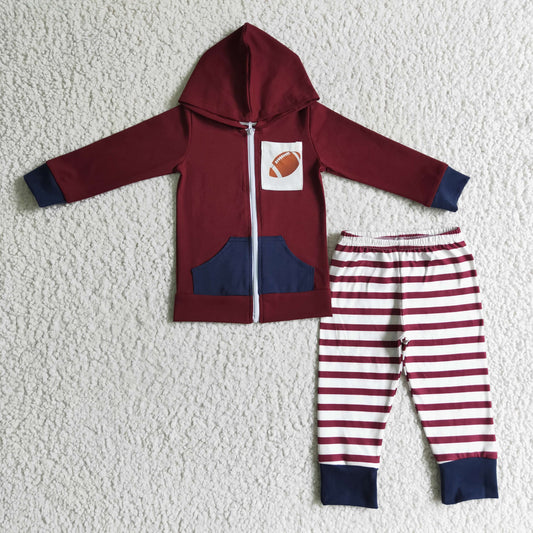 Baseball Stripe Jogger Outfit