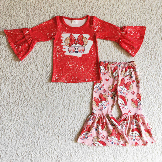 Red Cartoon Girls Set