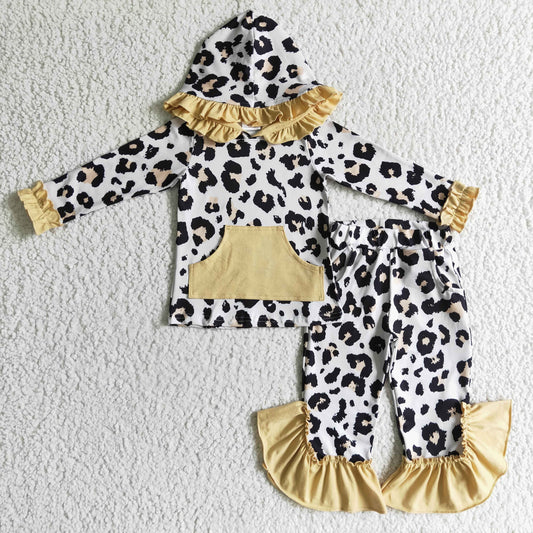 Gold Leopard Jogger Outfit