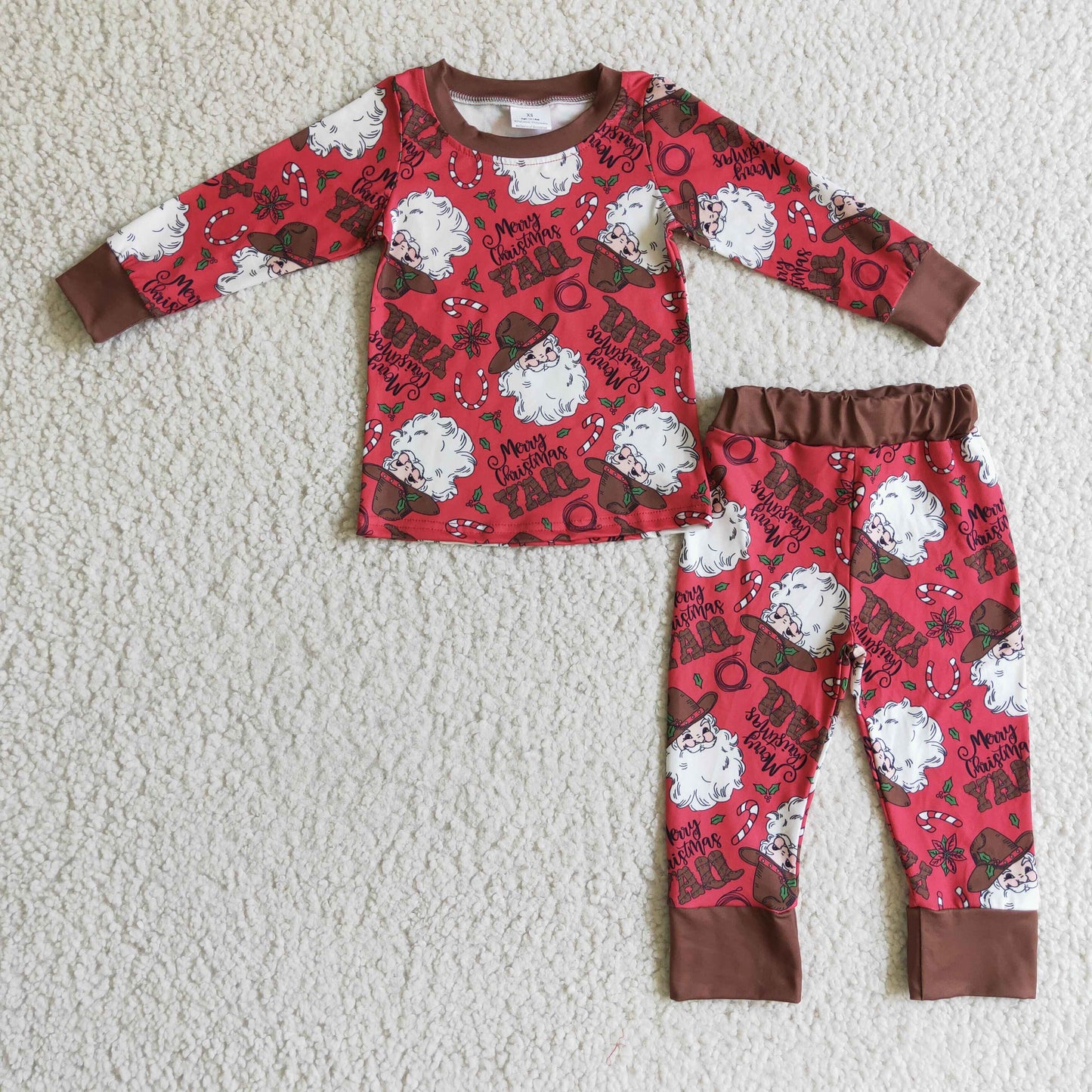 Christmas Red Santa Pajamas