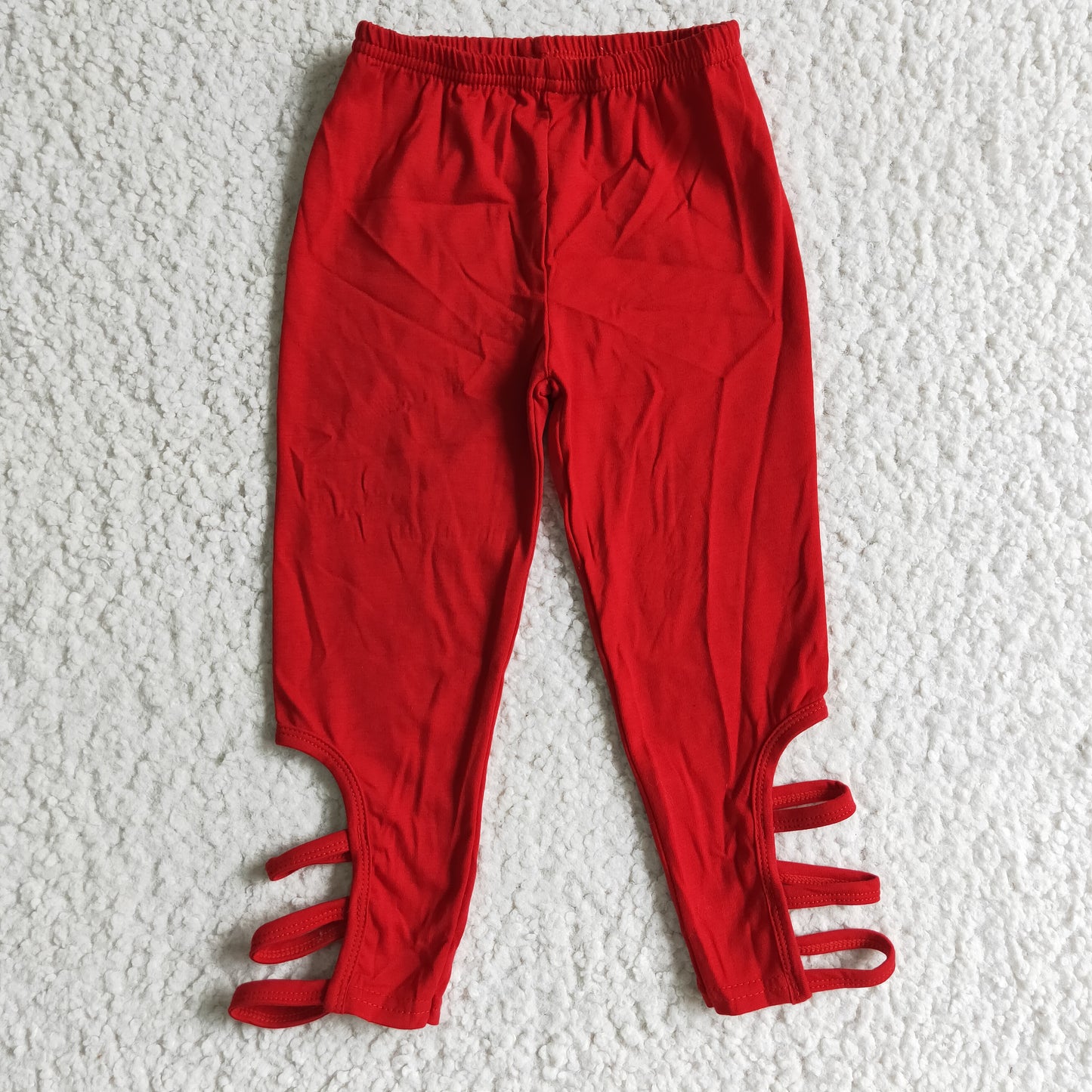 Red Cottpn Girl's Pants