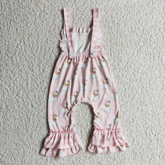 Christmas Pink Santa Jumpsuit