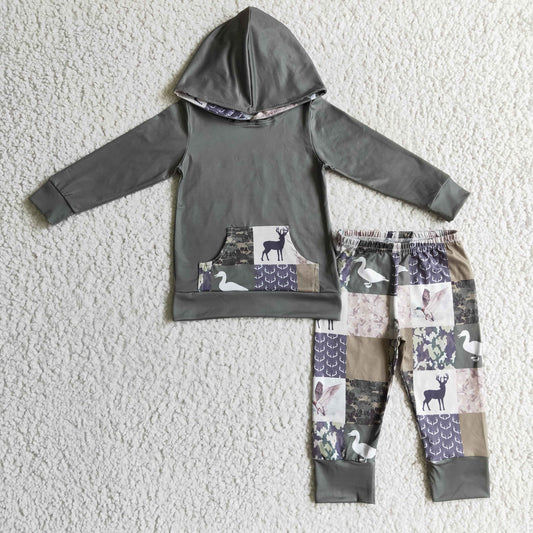 Green Deer Jogger Outfit
