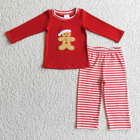 Christmas Embroidered Gingerbread Set