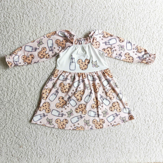 Leopard Cookies Girls Dress