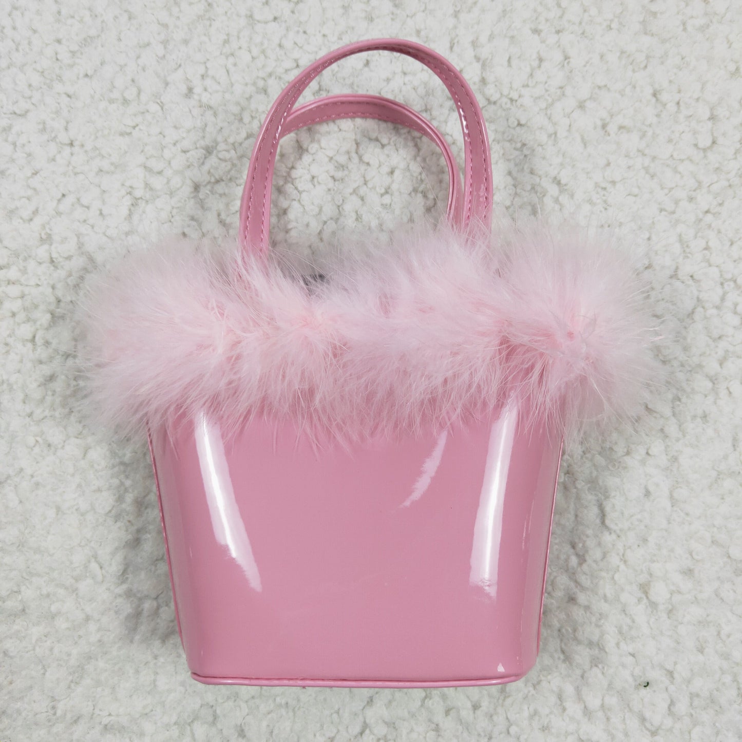 Pink fluffy satchel Kids's Bag