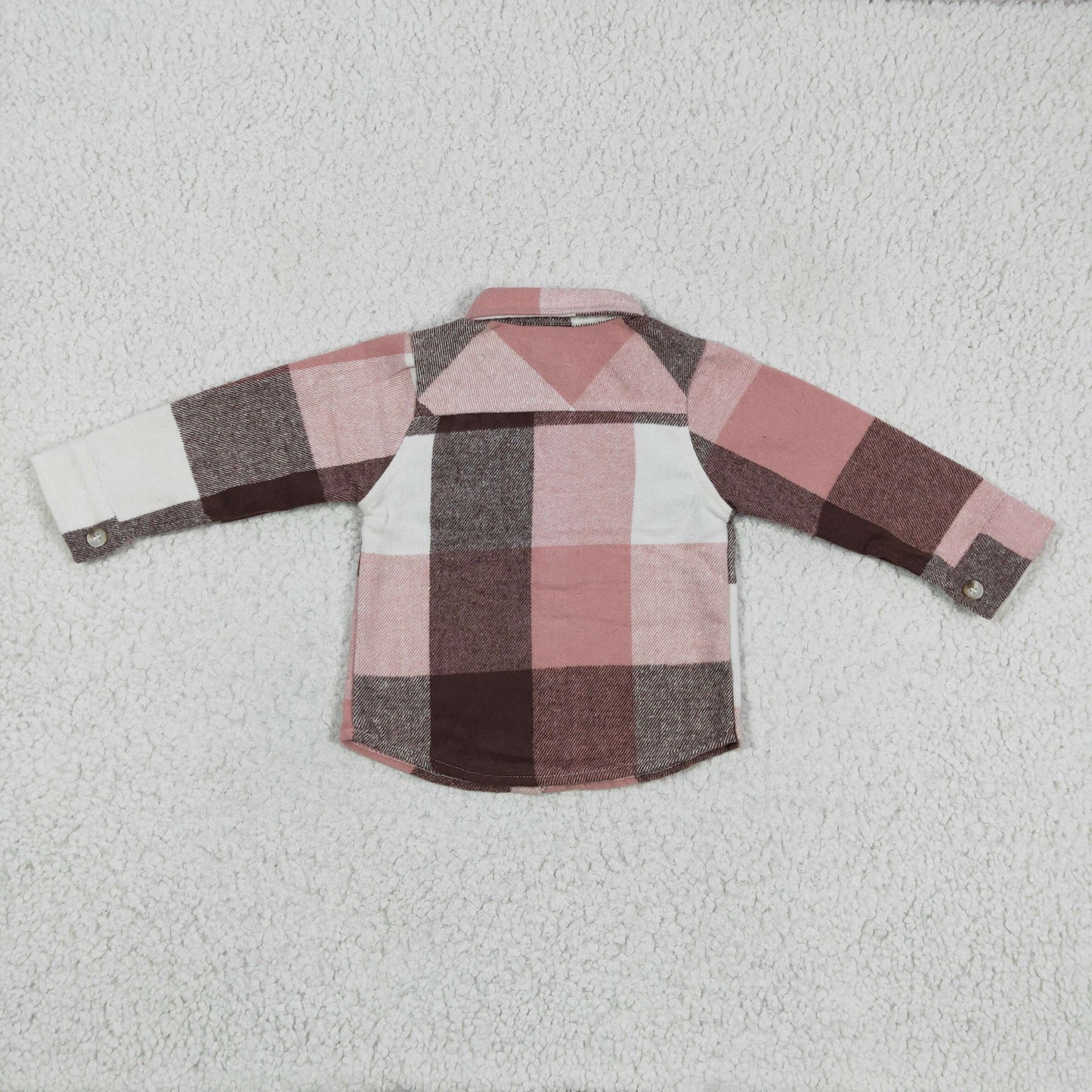 Fall Pink Flannel Shacket