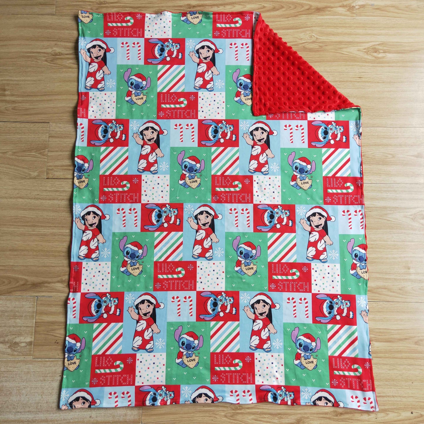 Christmas Red Cartoon Kids’ Blankets