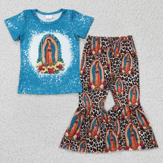 Blue Cartoon Girls Set