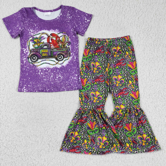 Mardigras Bell Pants Girls Set