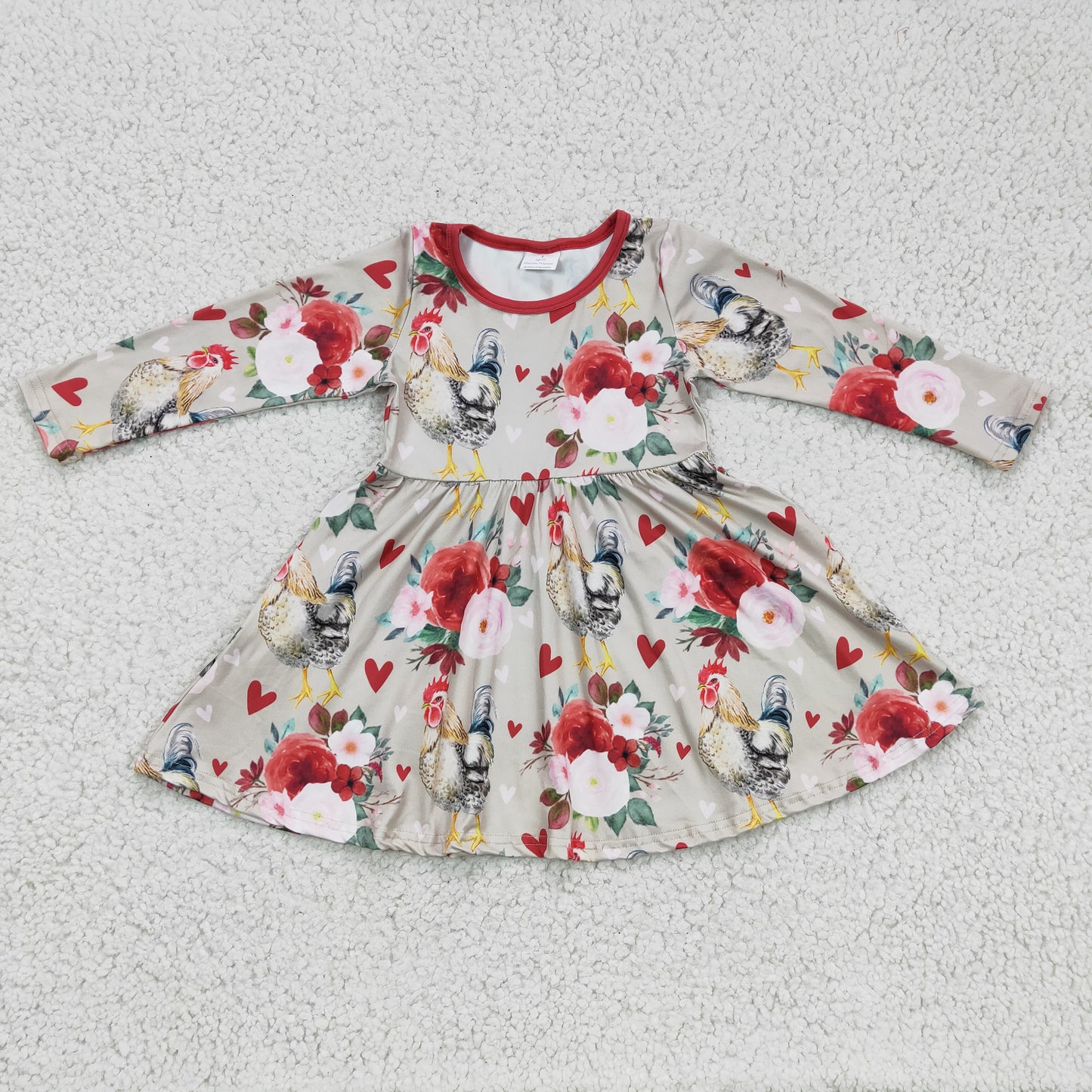 VALENTINE S DAY Flowers Girls Dress