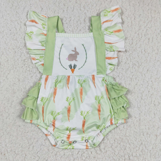 Easter Bunny Carrot Baby Romper