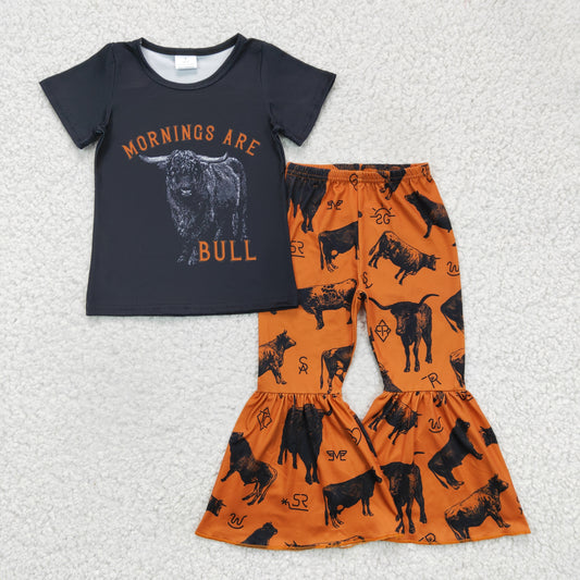 Leopard Cow Girls Set