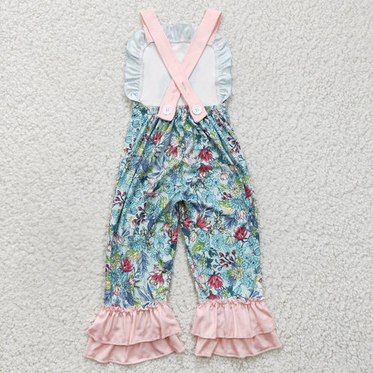 Easter Flower Buuny Girl‘s Jumpsuit