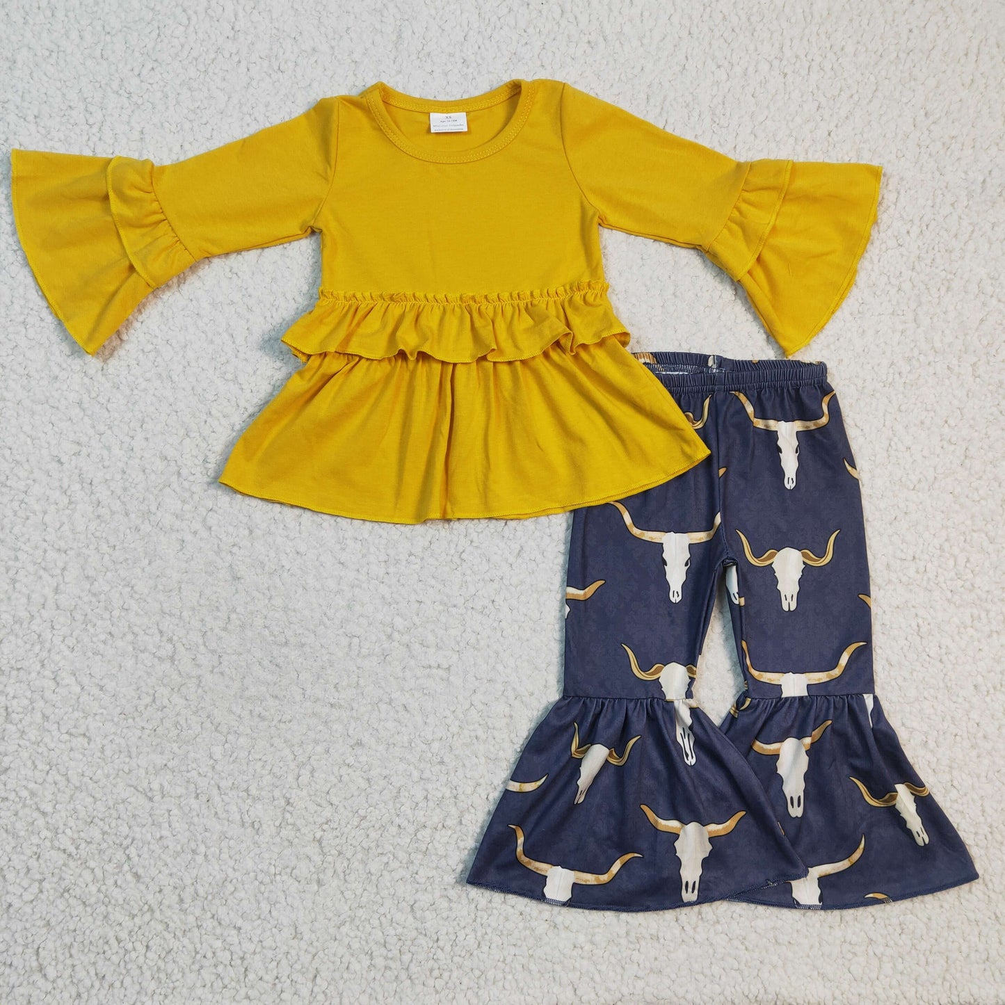 Yellow Cow Girls Set