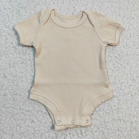 Ivory White Rubbed material Short Sleeve Jumpsuit