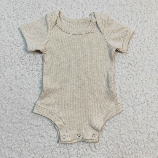 Grey Rubbed material Short Sleeve Jumpsuit