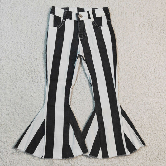 Black Strips bottom Jeans