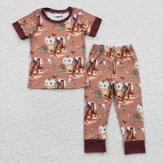 western Cowboy short pajamas