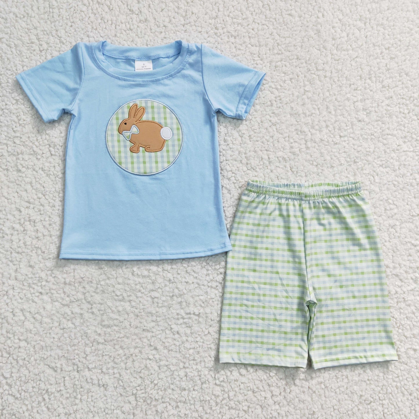 Easter Embroidery Bunny Boy Set