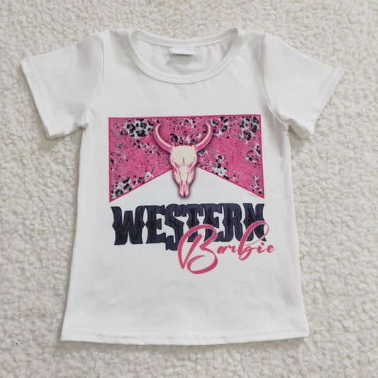 Pink Western Cow Shirt