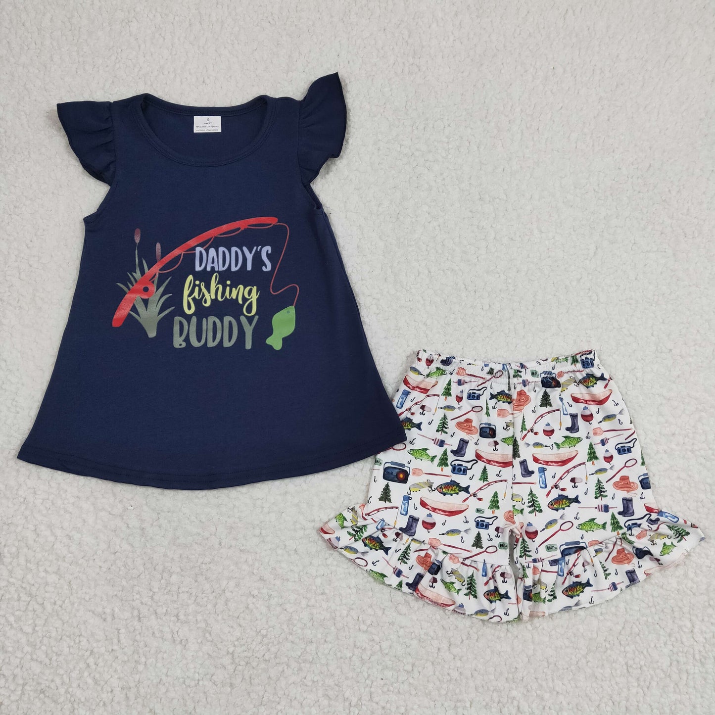 DADDY'S Fishing Girls Summer Set