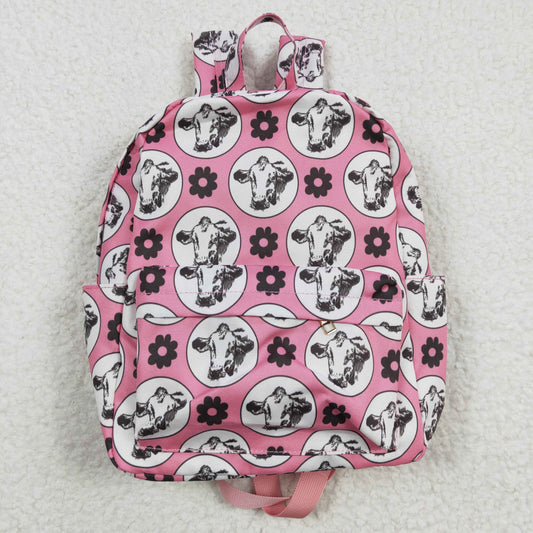 Pink Cow Print BACKPACK