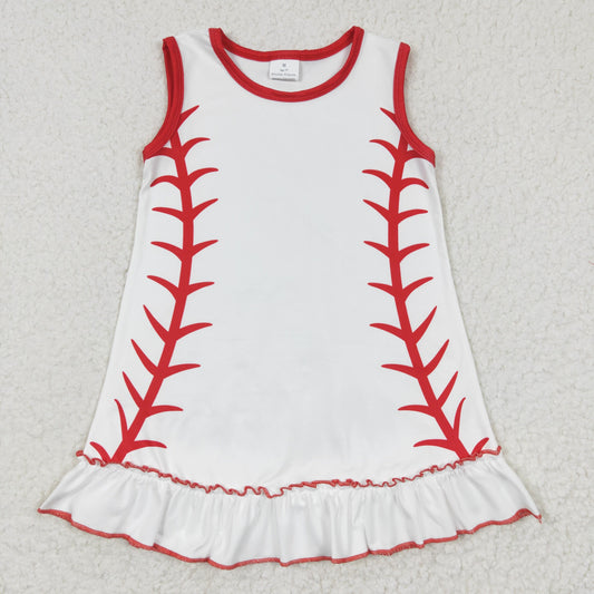 Baseball Girls Dress