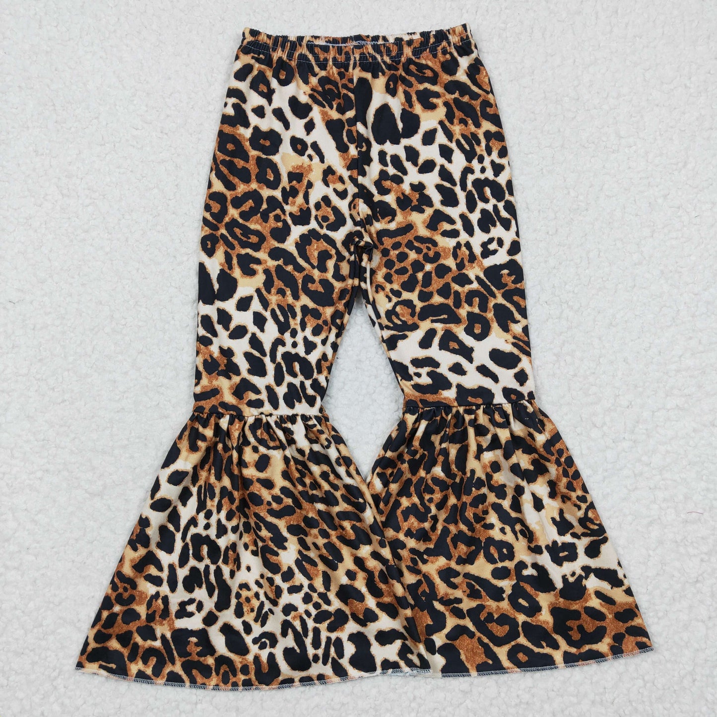 Leopard Girl's bell pants