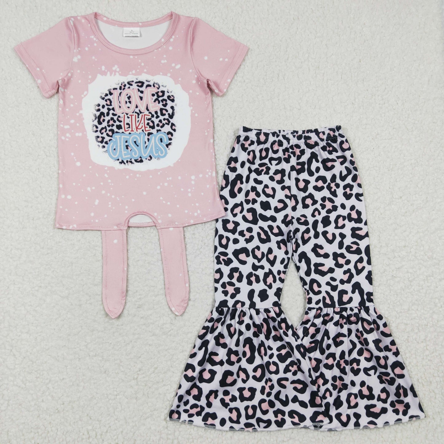 Pink Leopard Girls Set