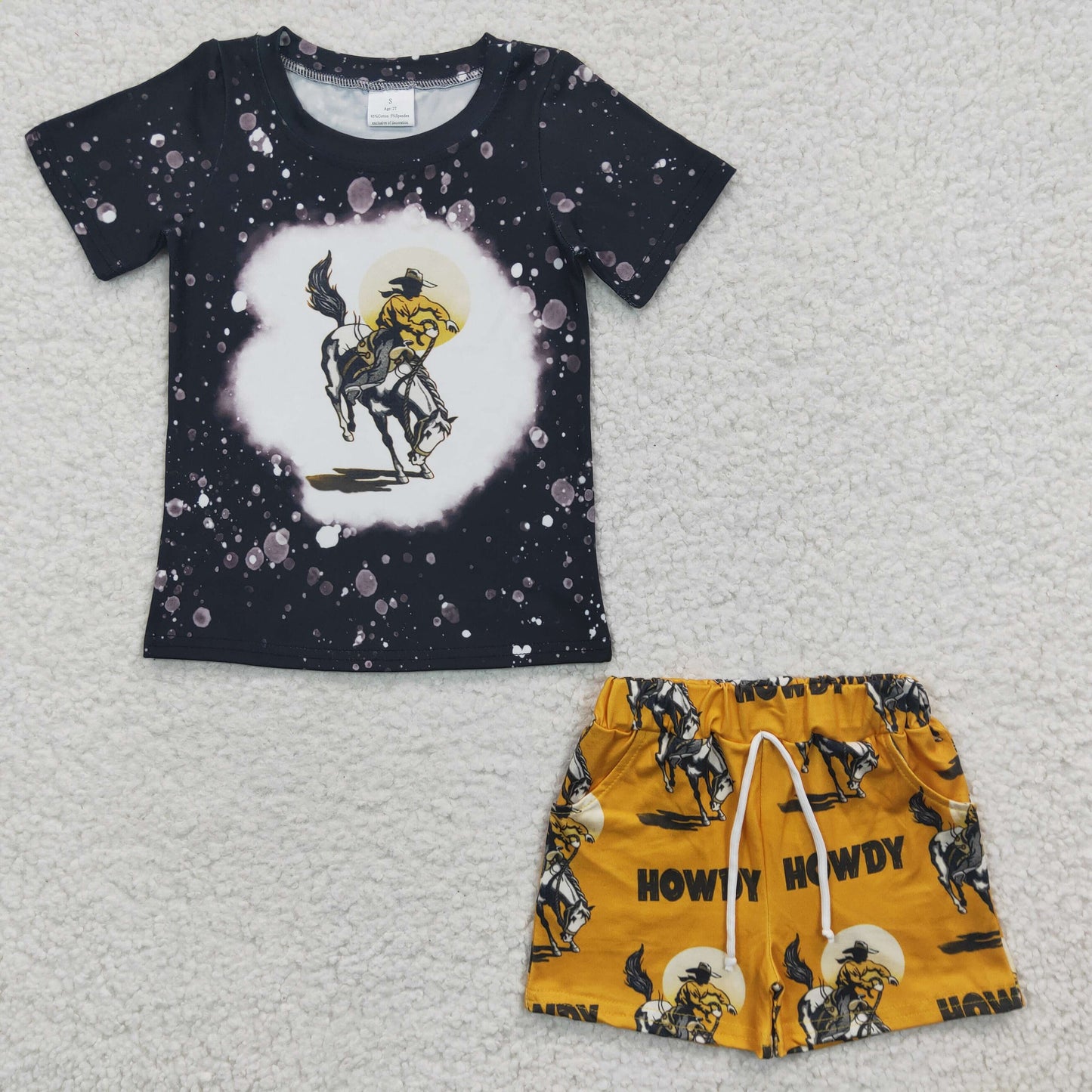 Cowboy Short Summer Boy Set