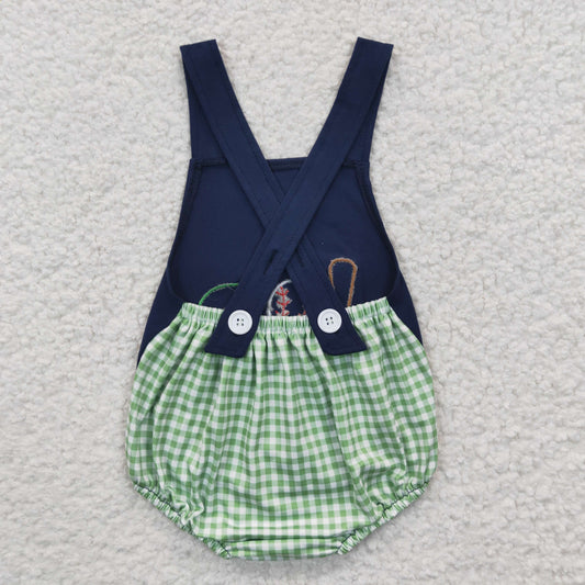 Embroidered Baseball Boy Baby Romper