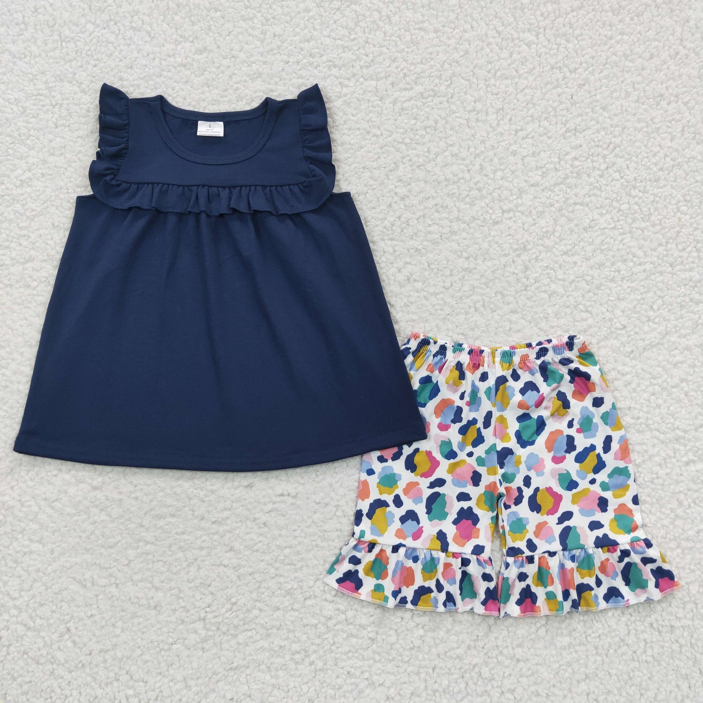 Dark Blue Summer Girls Set