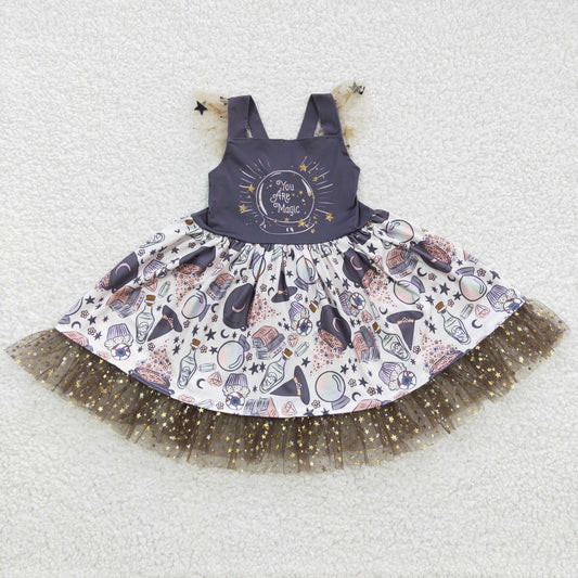 Twirl YOU Are Magic Cartoon Girl Big Skirt