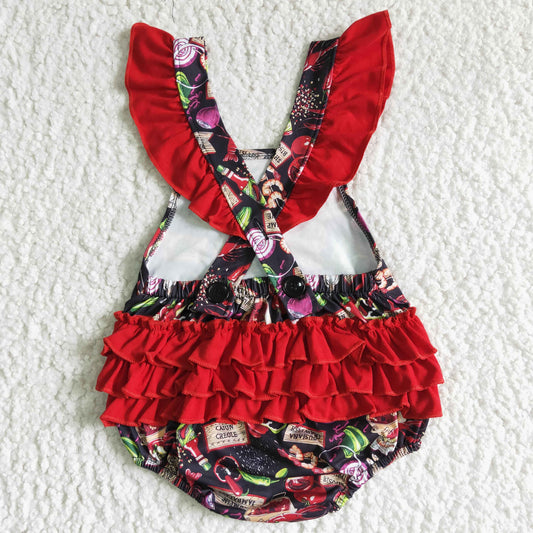 Red Lobster baby girls romper