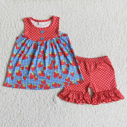 Strawberry Short Girls Summer Set