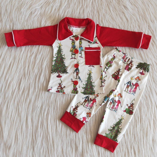 Christmas boy Boutique Pajamas