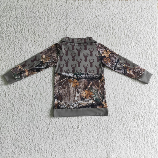 Christmas Camo Boy Shirt