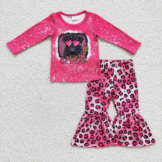 Rose Red Cow Girls Set