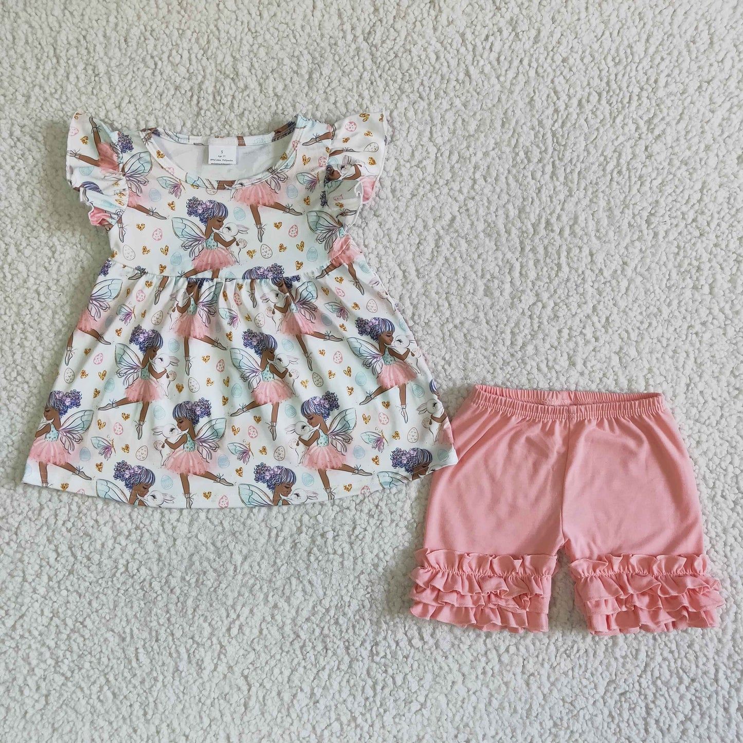 Easter girls stuff short summer set